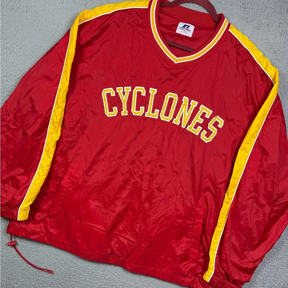 Vintage‎ y2k Iowa State Cyclones pullover Windbreaker